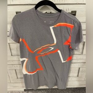 Under Armour. Gray. Short Sleeve Classic Tee. Size Small